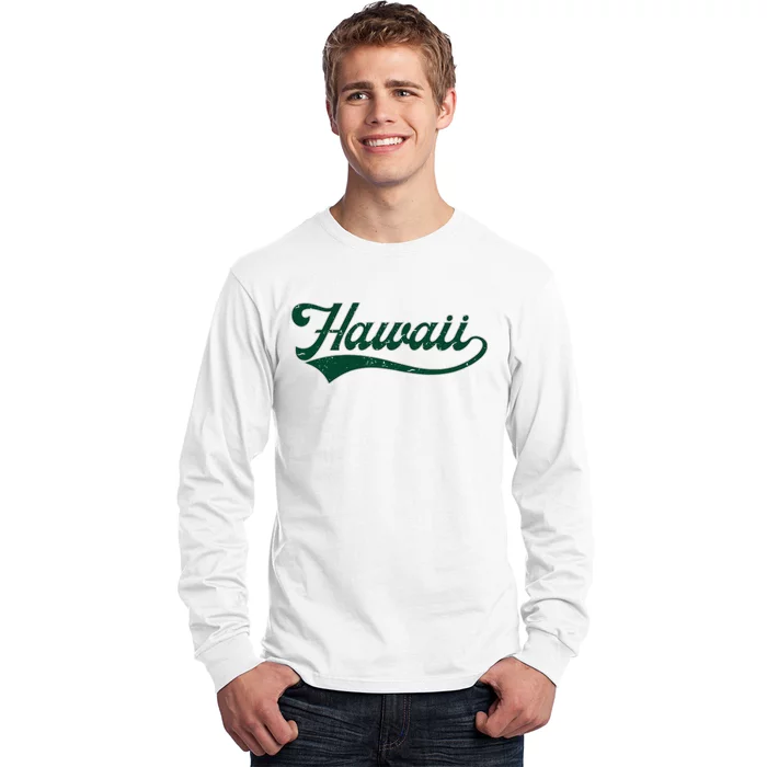 College University Style Hawaii Baseball Sport Long Sleeve Shirt