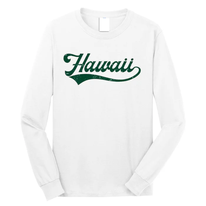 College University Style Hawaii Baseball Sport Long Sleeve Shirt