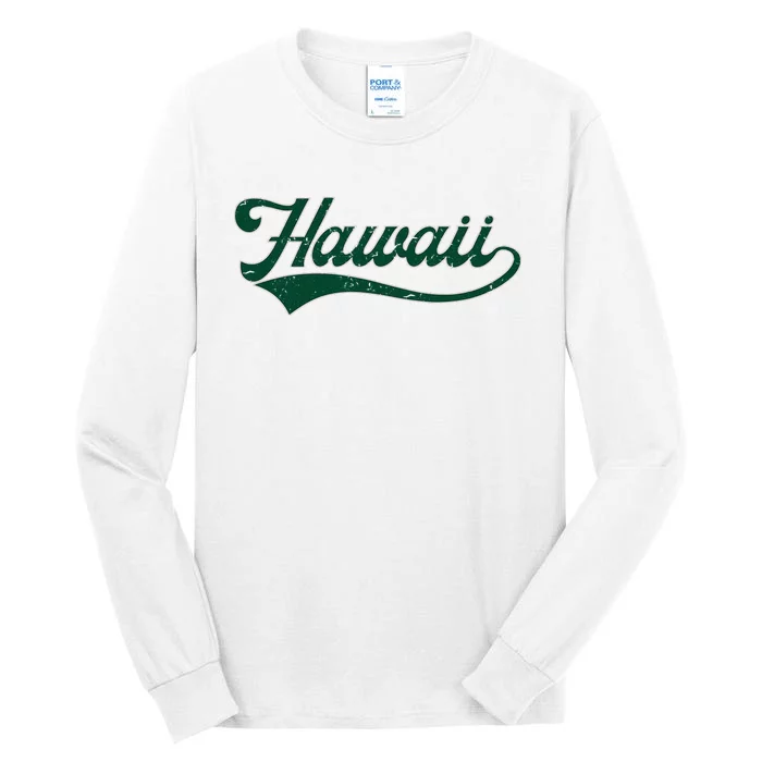 College University Style Hawaii Baseball Sport Tall Long Sleeve T-Shirt