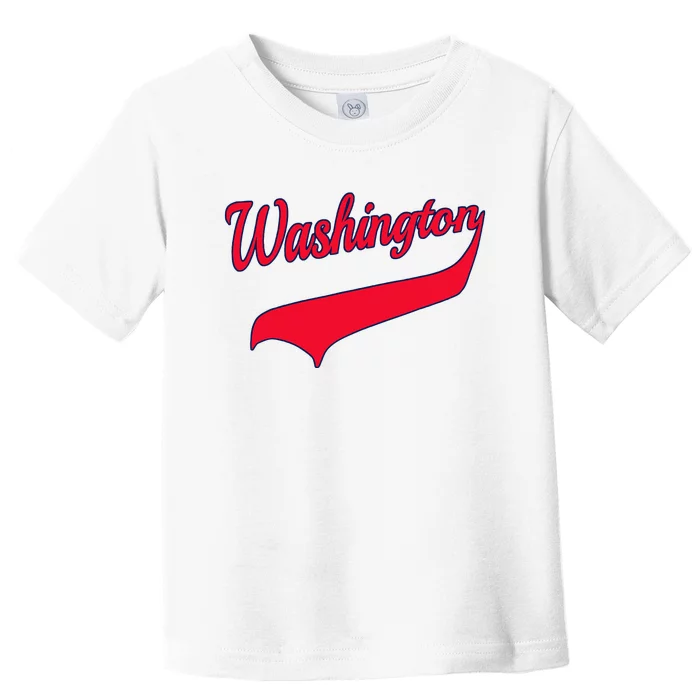 College University Style Washington National Baseball Sport Toddler T-Shirt