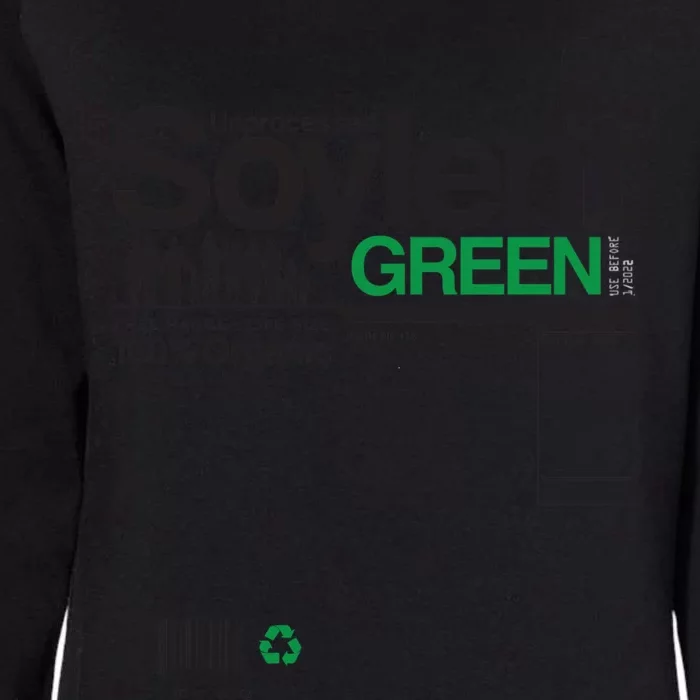 Contents Unprocessed Soylent Green Womens California Wash Sweatshirt