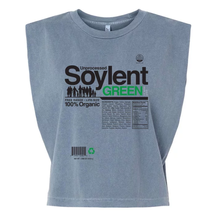 Contents Unprocessed Soylent Green Garment-Dyed Women's Muscle Tee