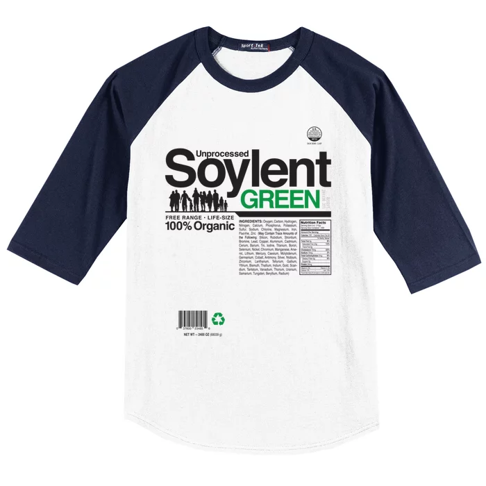 Contents Unprocessed Soylent Green Baseball Sleeve Shirt