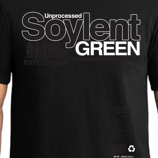 Contents Unprocessed Soylent Green (On Green) Pajama Set