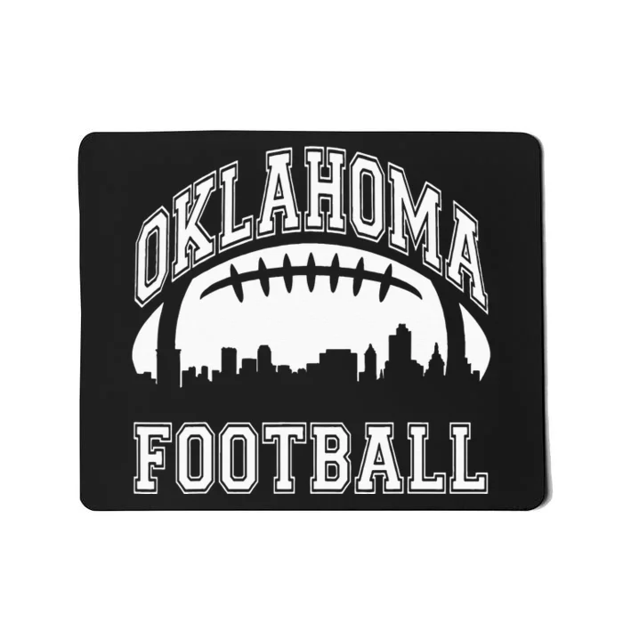 College University Style Oklahoma Sports Team Football Mousepad