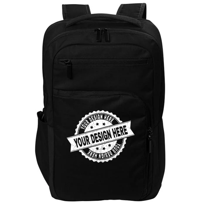 Custom Design Upload Create Your Own Impact Tech Backpack