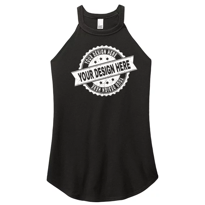 Custom Design Upload Create Your Own Women’s Perfect Tri Rocker Tank