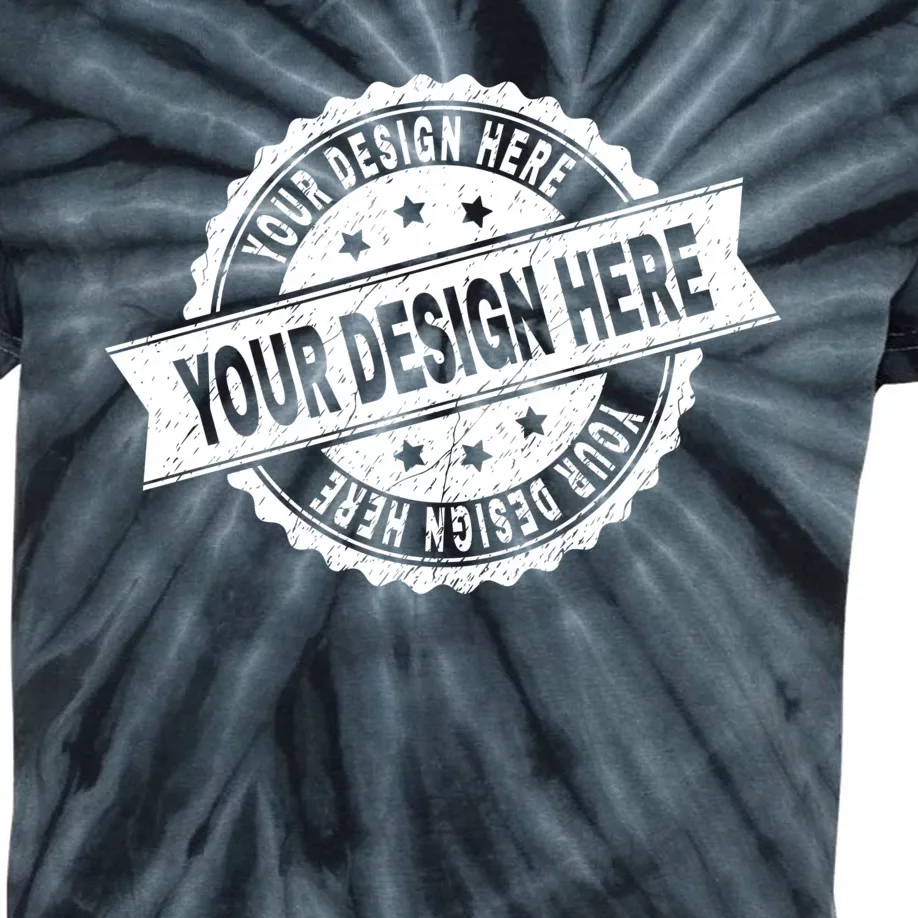 Custom Design Upload Create Your Own Kids Tie-Dye T-Shirt