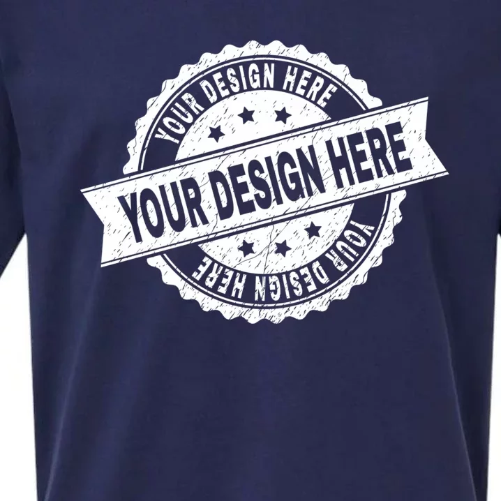 Custom Design Upload Create Your Own Sueded Cloud Jersey T-Shirt