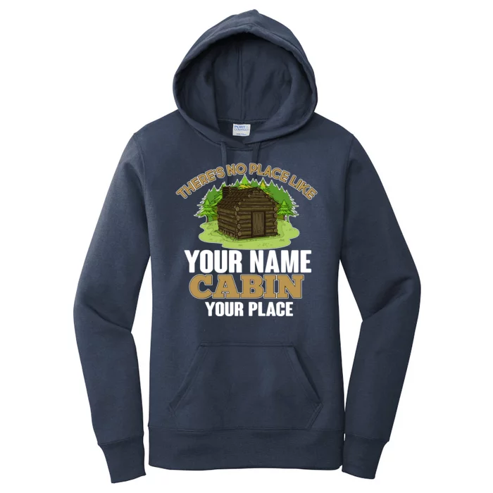 Custom Cabin Camping Trip Personalize Women's Pullover Hoodie