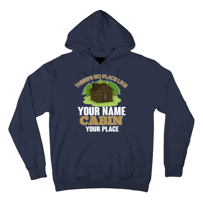 Custom Cabin Camping Trip Personalize Tall Hoodie