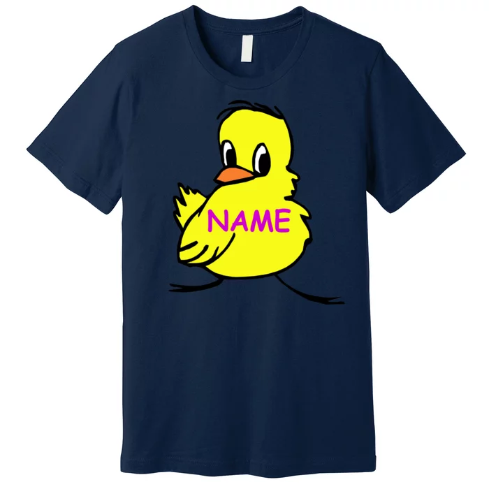 Custom Chick Funny Cute Personalize Premium T-Shirt