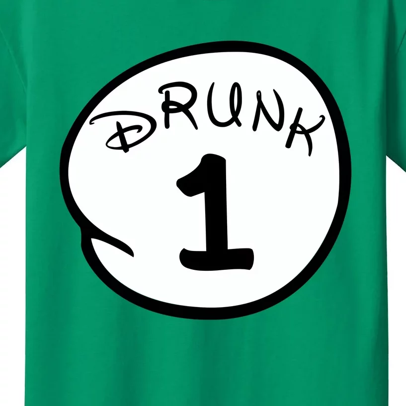 Custom Drunk 1 2 3 4 5 Personalize Kids T-Shirt