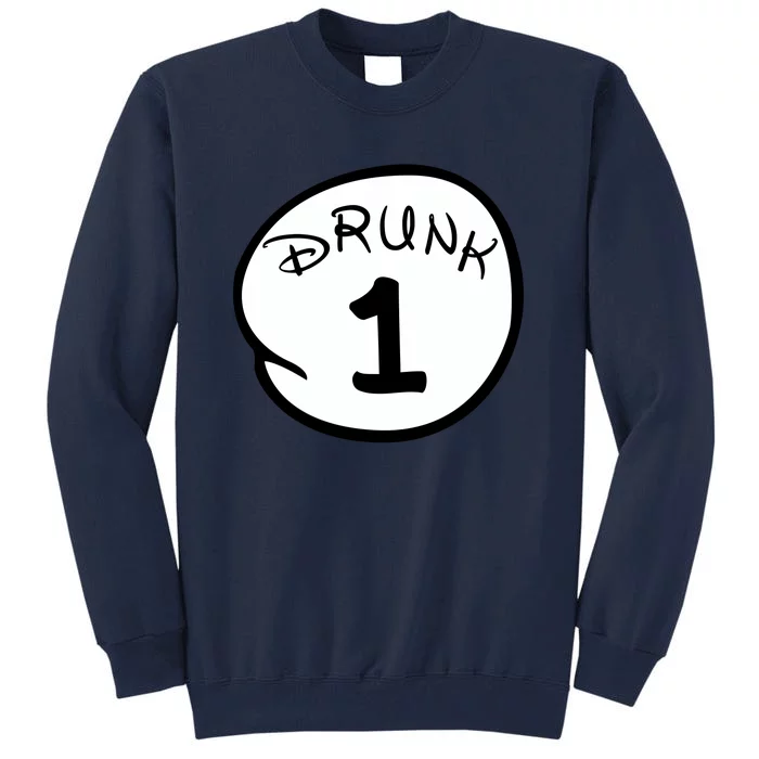 Custom Drunk 1 2 3 4 5 Personalize Tall Sweatshirt