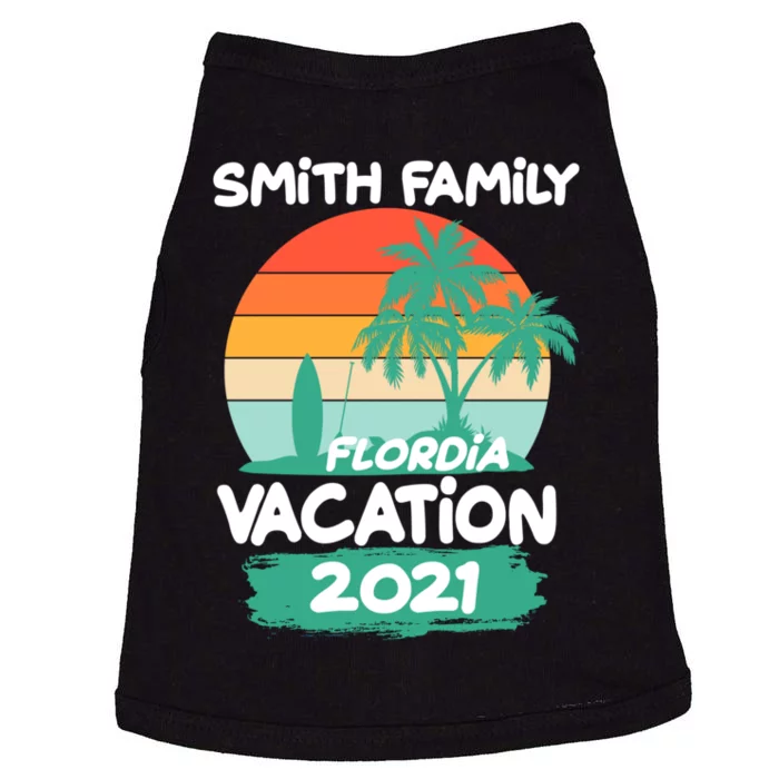 Custom Family Vacation Personalize Design Doggie Tank