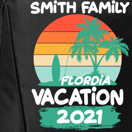 Custom Family Vacation Personalize Design City Backpack