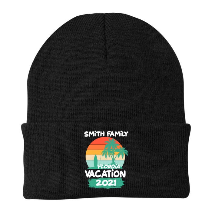 Custom Family Vacation Personalize Design Knit Cap Winter Beanie