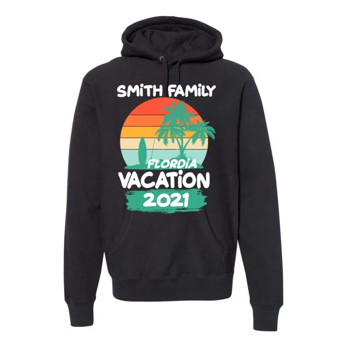 Custom Family Vacation Personalize Design Premium Hoodie