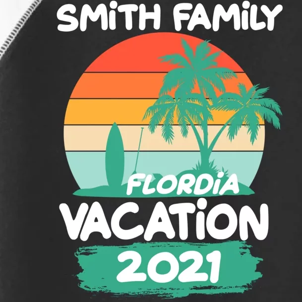 Custom Family Vacation Personalize Design Toddler Fine Jersey T-Shirt