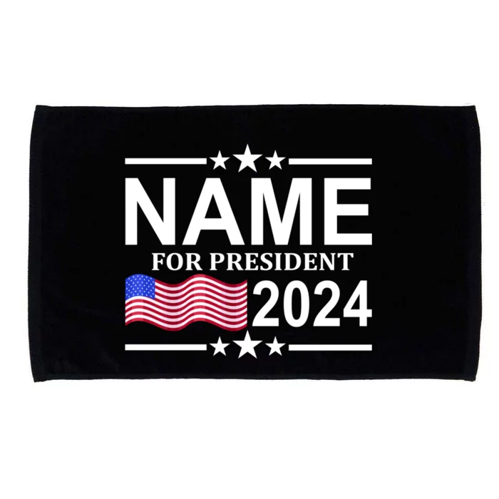 Custom Name For Present 2024 Election Microfiber Hand Towel