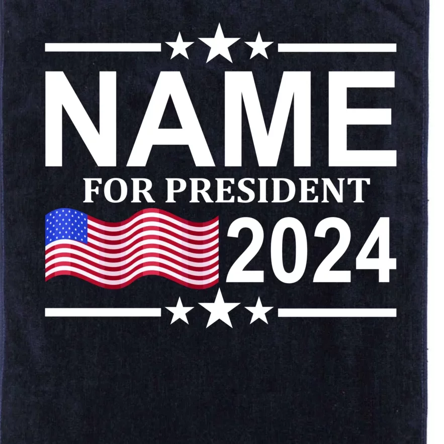 Custom Name For Present 2024 Election Platinum Collection Golf Towel