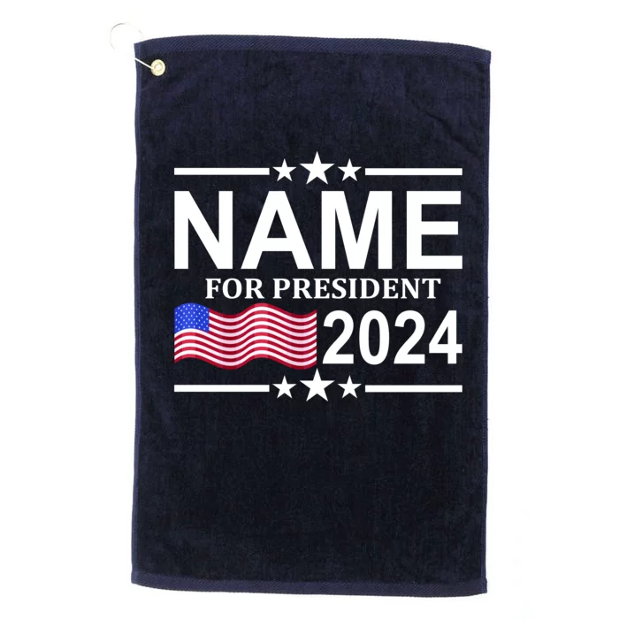 Custom Name For Present 2024 Election Platinum Collection Golf Towel