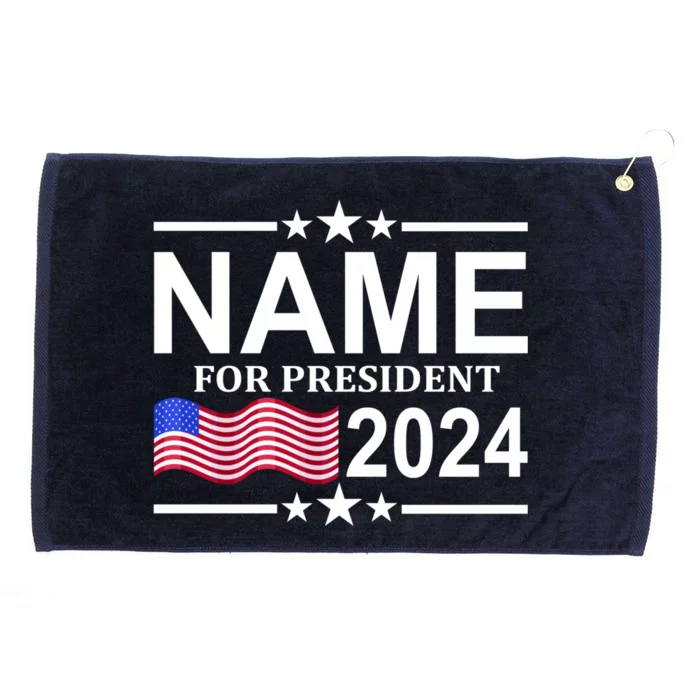 Custom Name For Present 2024 Election Grommeted Golf Towel