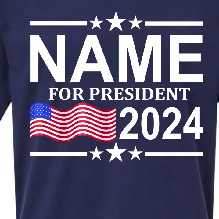 Custom Name For Present 2024 Election Sueded Cloud Jersey T-Shirt