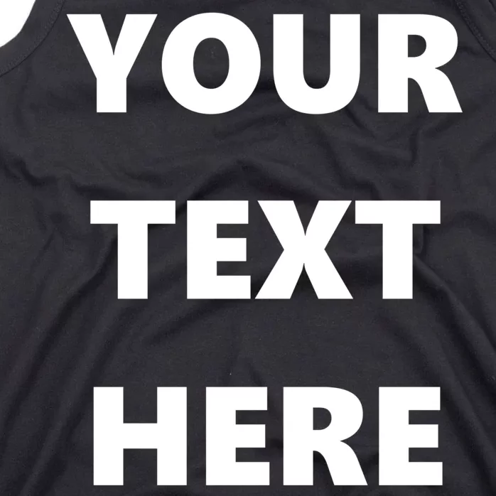 Custom Personalized Text Family Matching Tank Top