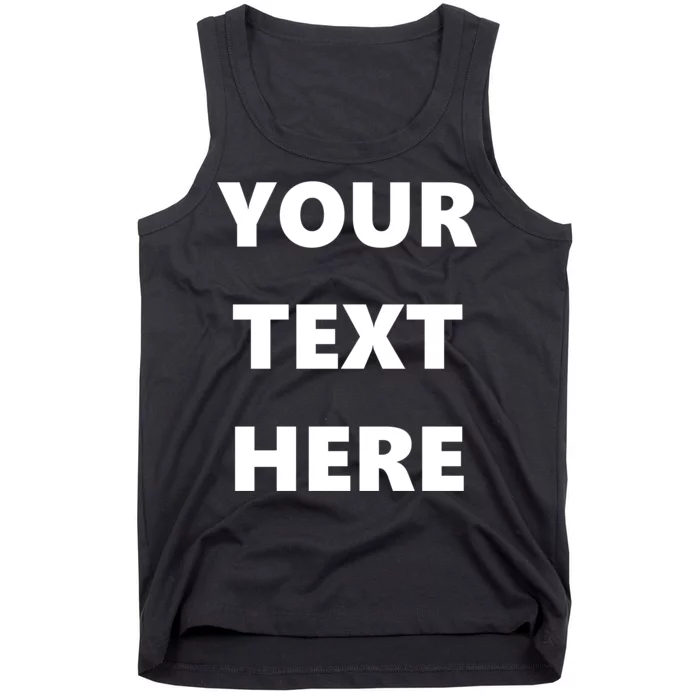 Custom Personalized Text Family Matching Tank Top