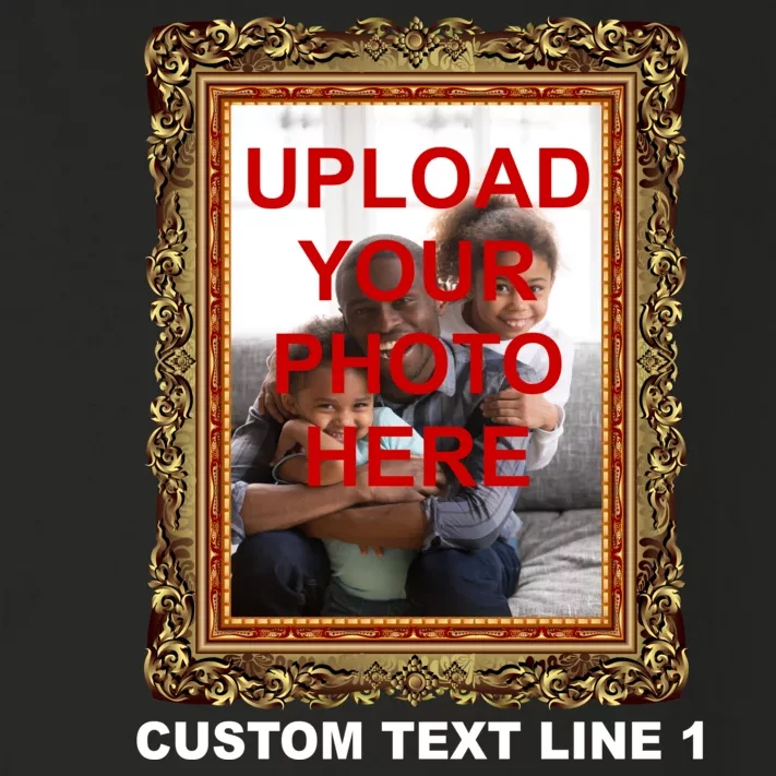 Custom Picture Frame Personalized Text And Photo Toddler Long Sleeve Shirt