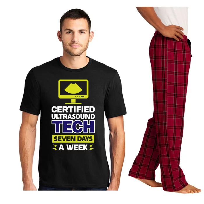 Certified Ultrasound Tech Funny Gift Seven Days A Week Gift Pajama Set