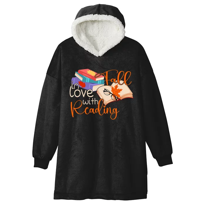 Cozy Up to Autumn with a Bookish Twist Hooded Wearable Blanket