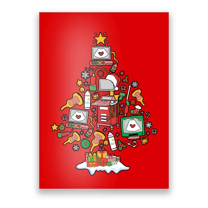 Christmas Ultrasound Tech Holiday Seaon Poster