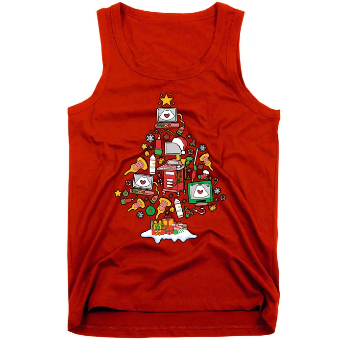 Christmas Ultrasound Tech Holiday Seaon Tank Top