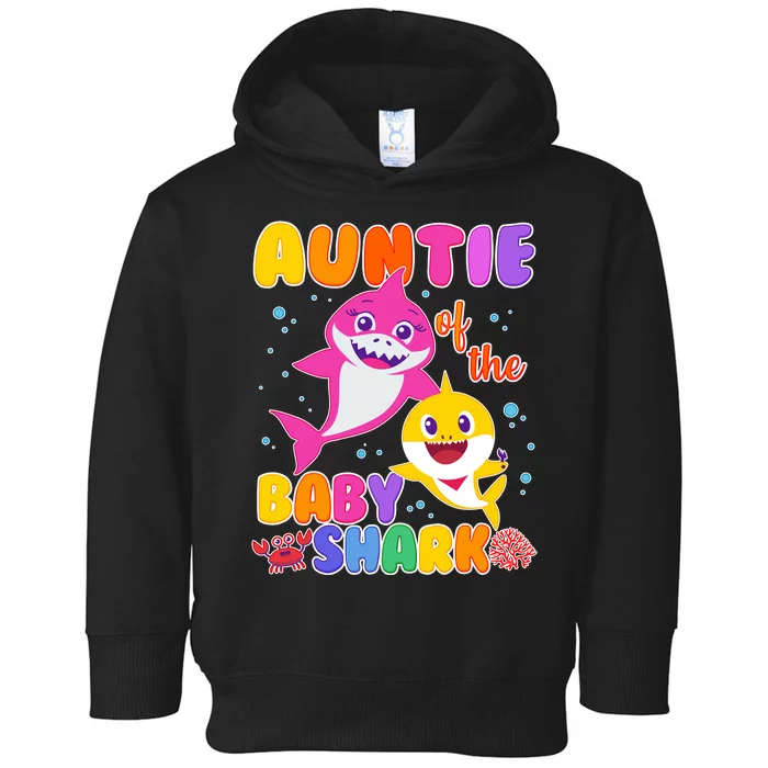 Cute Auntie Of The Baby Shark Toddler Hoodie