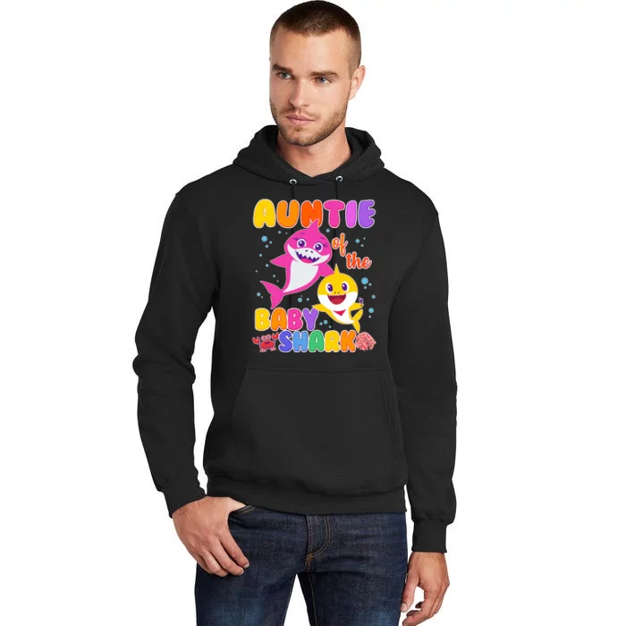 Cute Auntie Of The Baby Shark Tall Hoodie