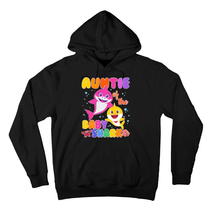 Cute Auntie Of The Baby Shark Tall Hoodie