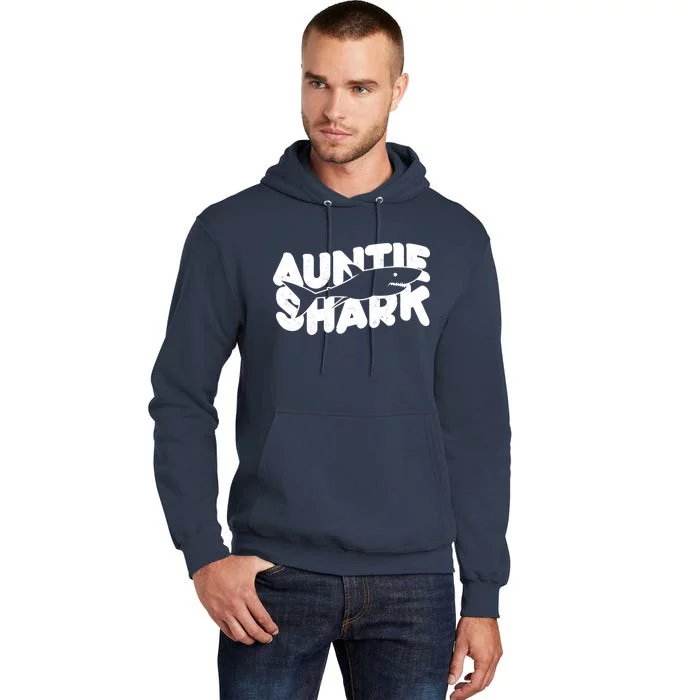 Cute Auntie Shark Tall Hoodie