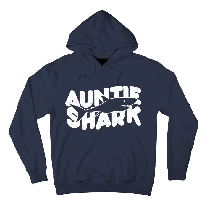 Cute Auntie Shark Tall Hoodie