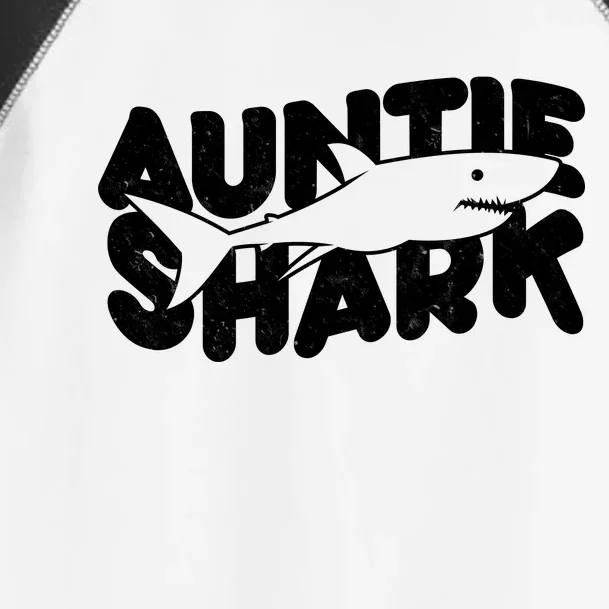 Cute Auntie Shark Toddler Fine Jersey T-Shirt