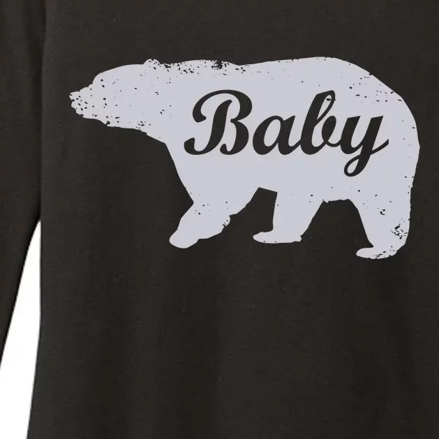 Cute Baby Bear Womens CVC Long Sleeve Shirt