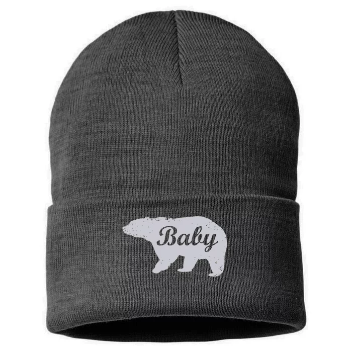 Cute Baby Bear Sustainable Knit Beanie