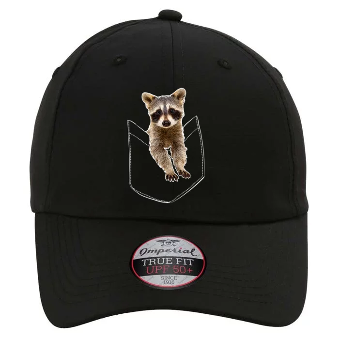 Cute Baby Raccoon In A Pocket The Original Performance Cap