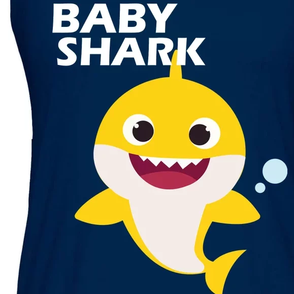 Cute Baby Shark Ladies Essential Flowy Tank