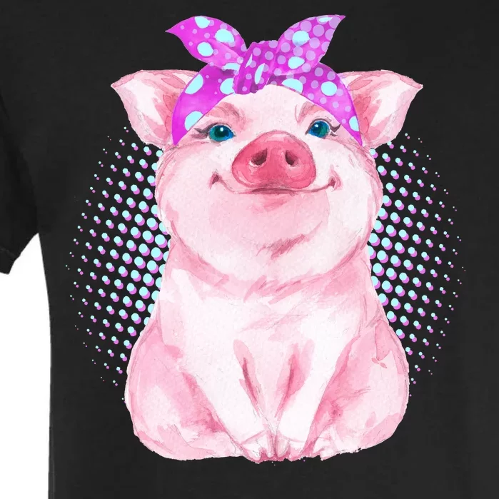 Cute Bandanna Pig Garment-Dyed Heavyweight T-Shirt