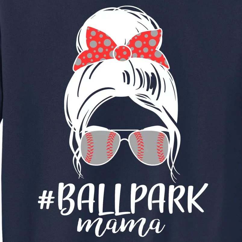 Cute Baseball Ballpark Mama Tall Sweatshirt