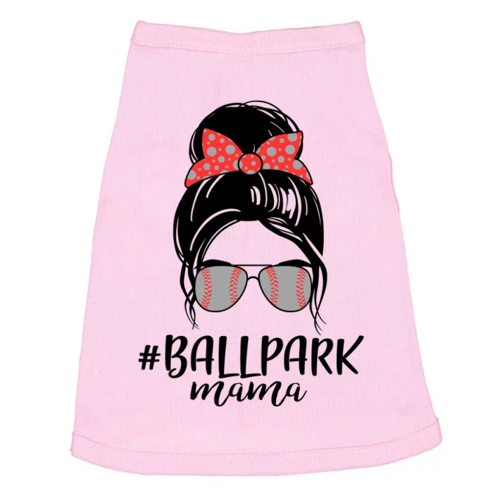 Cute Baseball Ballpark Mama Doggie Tank