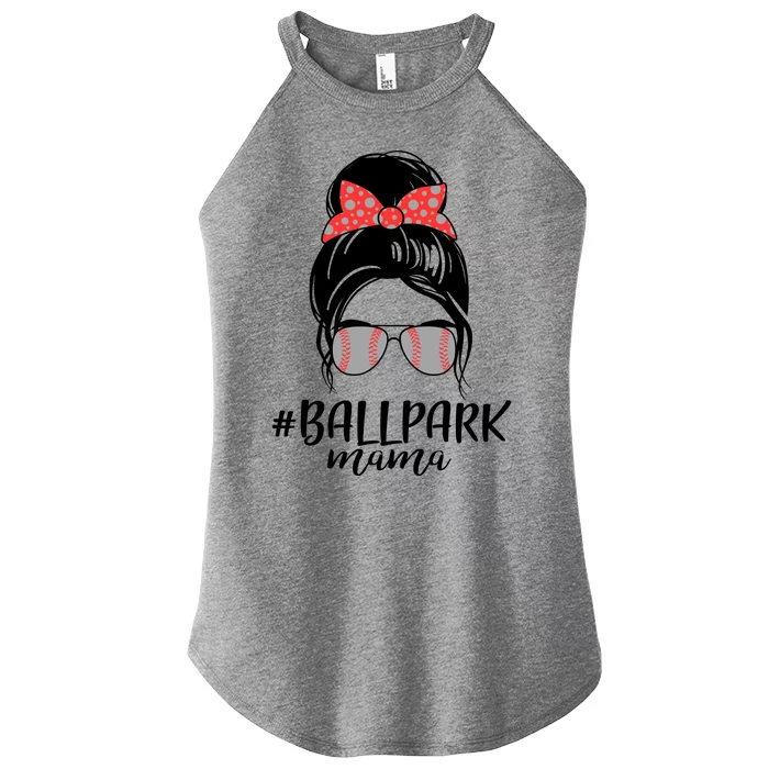 Cute Baseball Ballpark Mama Women’s Perfect Tri Rocker Tank