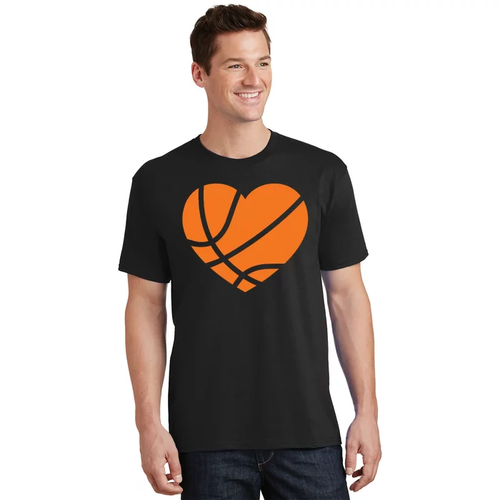 Cute Basketball Heart T-Shirt